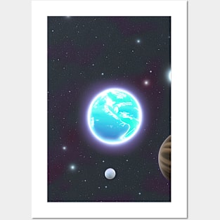 The Glowing Planet Posters and Art